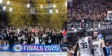 La Virtus Bologna è campione d'Italia: Brescia ko in gara 3, 17° scudetto per i bianconeri