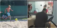 Lamal e Neymar, vacanze insieme in Brasile: che show in spiaggia