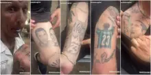 Tifoso si tatua Materazzi su tutto il corpo: la reazione di "Matrix" è virale