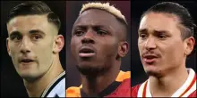 Napoli, Osimhen al Galatasaray: cosa manca. Poi l’assalto a Nunez o Lucca
