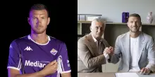 Dzeko ufficiale alla Fiorentina: l'annuncio del club