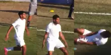 Si infortuna imitando l'esultanza di Cristiano Ronaldo: gaffe e dramma per Kesley Jamerson