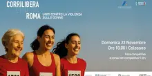 CorriLibera, aRoma il 23 novembre la 5 km per dire no alla violenza contro le donne