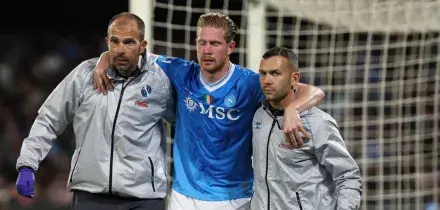 Napoli, De Bruyne dovrà stare fermo a lungo: l'esito degli esami, tutti i dettagli