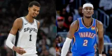 Nba, Wembanyama e Gilgeous-Alexander trascinano San Antonio e Oklahoma. Lakers ko