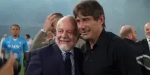 De Laurentiis: "Chapeau a Conte, lo rispetto e gli dico Resta e fai la Champions col Napoli"