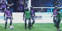 A Pechino la prima sfida calcistica tra robot umanoidi