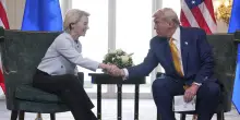 Dazi, intesa Ue-Usa: per von der Leyen e Trump patto storico. Tariffa base al 15%