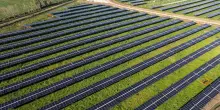 Enel, a Cancello ed Arnone via all’impianto solare che convive con la villa romana