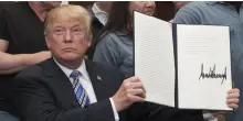 Ue: ordine esecutivo Trump su dazi, verso 15% per auto