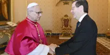 Papa Leone XIV riceve il presidente israeliano Isaac Herzog in Vaticano