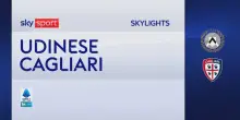 Udinese-Cagliari 1-1: gol e highlights