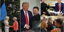Vertice Trump-Zelensky, l'arrivo dei leader Ue a Washington. FOTO