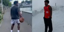 Cosa fa Davion Mitchell in un paesino svizzero? VIDEO