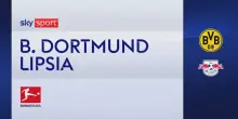Borussia Dortmund-Lipsia 1-1: gol e highlights