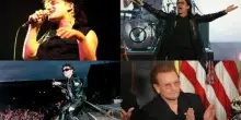 Bono, il leader degli U2, compie 65 anni: i look dagli esordi a oggi