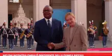 Meloni incontra Embaló presidente della Guinea Bissau