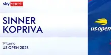 Sinner-Kopriva: highlights US Open