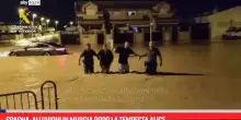 Spagna, alluvioni in Murcia dopo la tempesta Alice