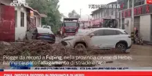 Cina, pioggia record in provincia di Hebei