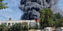 Viterbo, incendio all'Università della Tuscia: gravi danni. FOTO