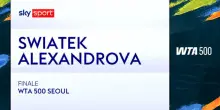Swiatek-Alexandrova: highlights Wta Seoul