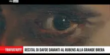 Trafugarte, Willem Dafoe legge Tinti davanti al Giuda di Rubens
