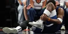 Infortunio alla caviglia per Anthony Edwards. VIDEO