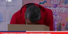 Elezioni comunali in Venezuela, Nicolas Maduro al voto