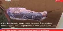 Papa Leone XIV annuncia la canonizzazione di Carlo Acutis
