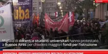 Argentina, proteste universitarie per tagli all’istruzione