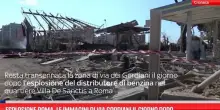 Esplosione Roma, le immagini di via Gordiani il giorno dopo