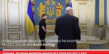 Ucraina, Zelensky incontra inviato Usa Keith Kellogg a Kiev
