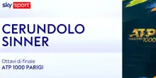 Cerundolo-Sinner: highlights Atp Parigi