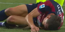 Cagliari-Inter: esce Belotti per infortunio al 44'