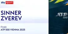 Guarda gli highlights di Sinner-Zverev a Vienna