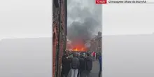 Irlanda del Nord, proteste anti-migranti a Ballymena