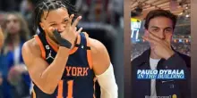 Paulo Dybala al Garden a tifare Knicks. VIDEO