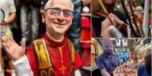 Papa Leone XIV, statuina del presepe e pizza speciale a Napoli. FOTO