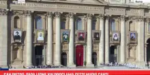 San Pietro, Papa Leone XIV proclama sette nuovi santi