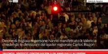 Spagna, proteste dopo le alluvioni dello scorso anno