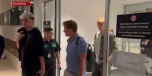 Napoli, Hojlund a Villa Stuart per le visite mediche