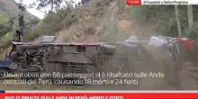 Bus si ribalta sulle Ande in Perù: morti e feriti