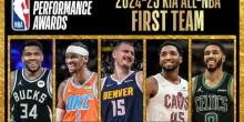 I tre quintetti ideali della stagione NBA 2024-25