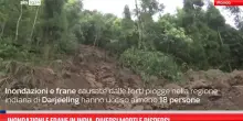 Inondazioni e frane in India, diversi morti e dispersi
