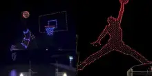 Spettacolo a Trieste, 800 droni per omaggiare Jordan