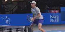 Sinner, il riscaldamento a Vienna prima di De Minaur