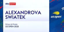 Alexandrova-Swiatek: highlights US Open
