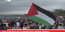 Flotilla per Gaza: folla a Sidi Bou Said, partenza rinviata