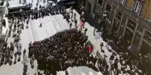 Scontri a Roma durante la manifestazione contro il Decreto Sicurezza